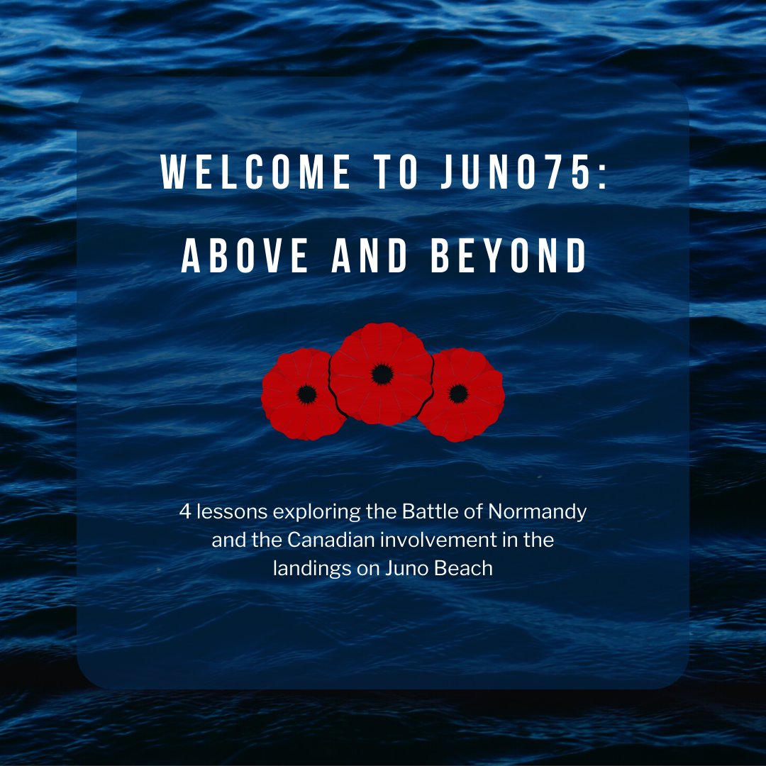 Defining Moments / Moments Déterminants Canada (@moments_canada) on Twitter photo By studying Juno Beach, we honour the legacies of those who fought for the world we live in today, and ensure their stories live on. Bring these stories into your classrooms with our Juno75 educational resources for grades 6-11: bit.ly/Juno75tres
<a href="/JunoBeachCentre/">Juno Beach Centre</a> #DDay80 By studying Juno Beach, we honour the legacies of those who fought for the world we live in today, and ensure their stories live on. Bring these stories into your classrooms with our Juno75 educational resources for grades 6-11: bit.ly/Juno75tres
<a href="/JunoBeachCentre/">Juno Beach Centre</a> #DDay80