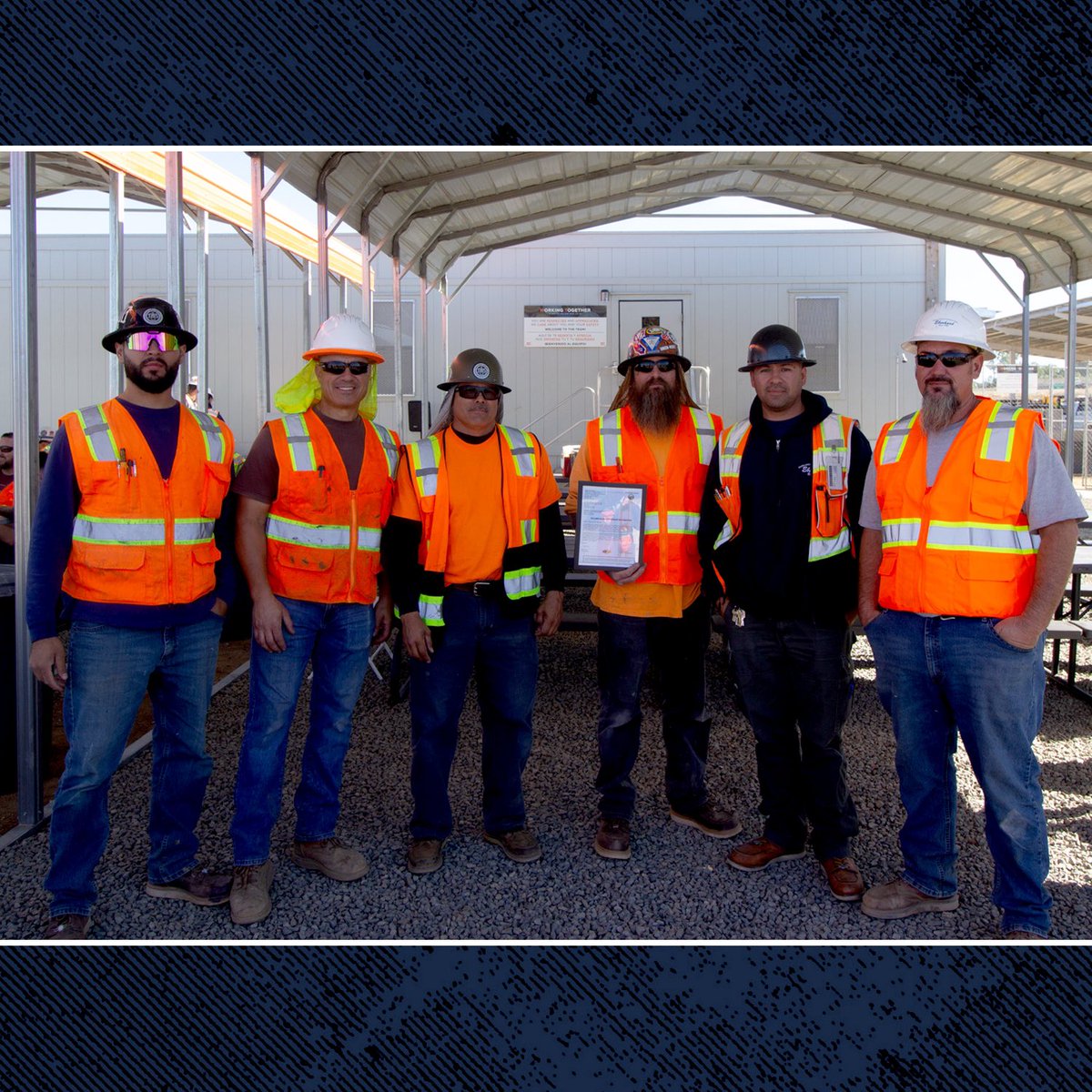 We're proud to be a Golden Gate Participant. Thank you #OSHA for the recognition. Everyone keep working safely and look out for each other out there.
