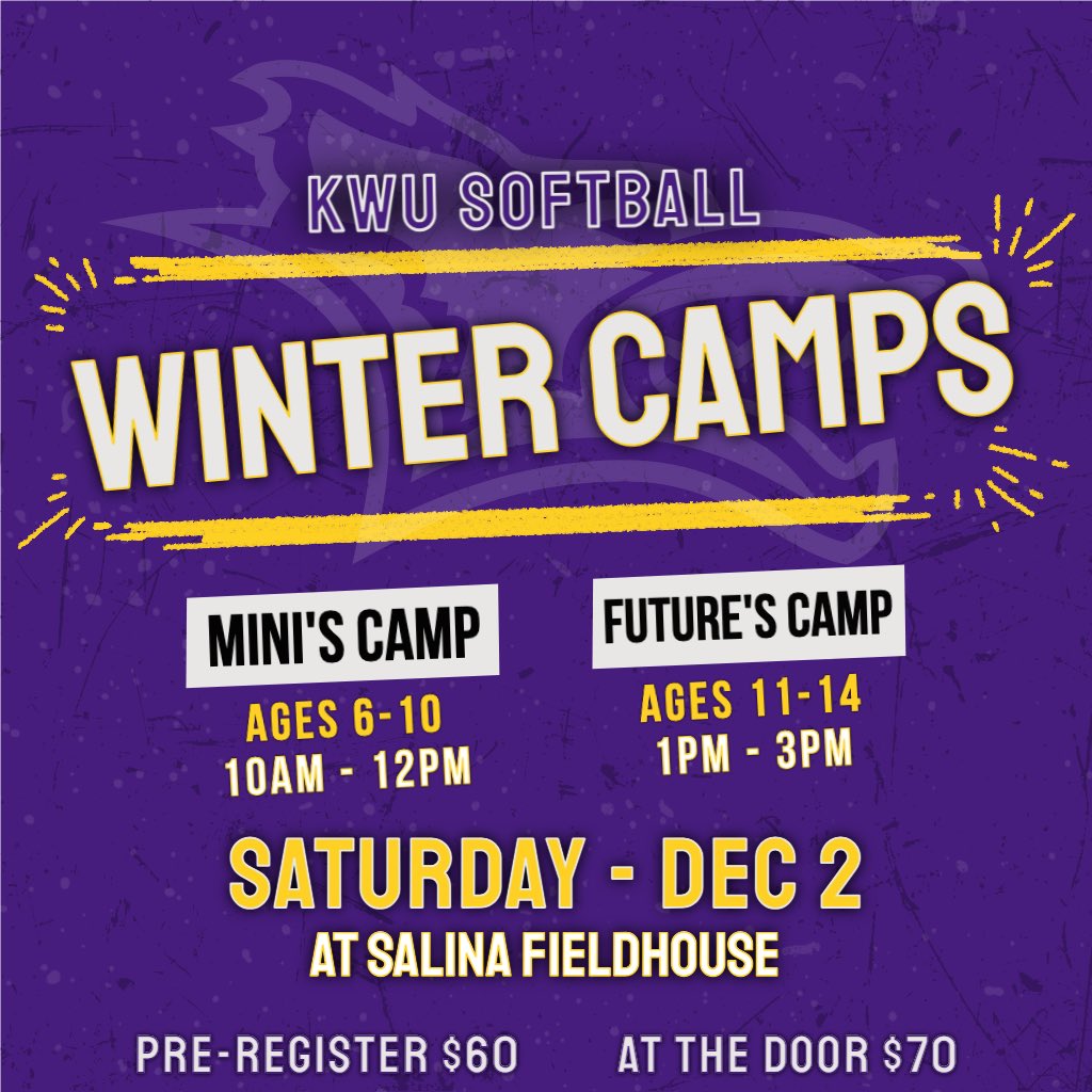 CAMP DATES ARE SET! 🐺🥎🐺 Register at the link below ⬇️ Pay before Dec 1 &amp; get the early bird special! 

forms.office.com/r/uD3CYYcviVyan