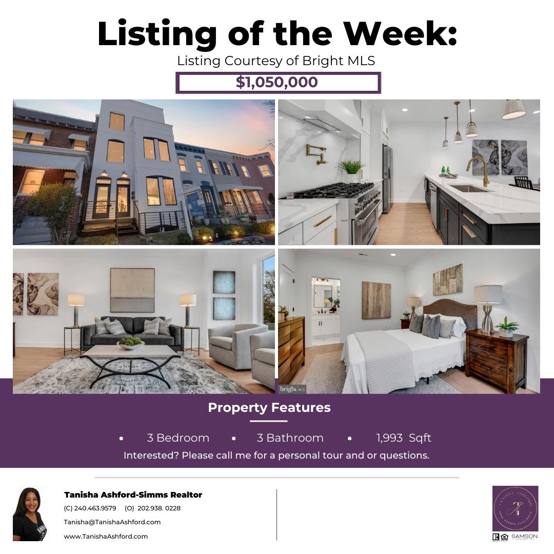 TanishaAshford's tweet photo. Contact me for information
Tanisha Ashford-Simms
C: 240.463.9579
O: 202.938.0328 (Broker: Noble Davis)
#TanishaAshford #ClientLove #DreamHome #ContactMe #Listingoftheweek #listings #realestate https://t.co/dhp0Tc1Q5Y