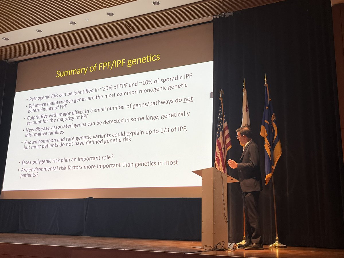 Erica Farrand (@ericafarrandmd) on Twitter photo Genetics and genomics in #ILD getting center stage at the <a href="/UCSF/">UC San Francisco</a> annual 🫁 research retreat with thoughtful insights provided by <a href="/VanderbiltU/">Vanderbilt University</a>’s Dr. Timothy Blackwell. Genetics and genomics in #ILD getting center stage at the <a href="/UCSF/">UC San Francisco</a> annual 🫁 research retreat with thoughtful insights provided by <a href="/VanderbiltU/">Vanderbilt University</a>’s Dr. Timothy Blackwell.