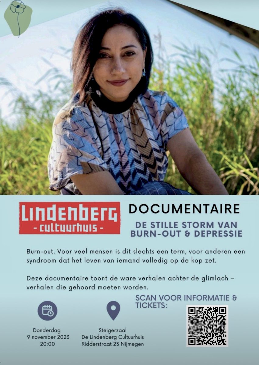 Wat ervaren mensen als ze in een #burnout raken?

Voor meer informatie, trailer &amp; tickets zie: bit.ly/gaiane

Do 9-11  is de documentaire 'De Stille Storm van Burn-out en Depressie' in de @deLindenberg

Mede mogelijk gemaakt door #doehetzelfprogramma van De Lindenberg