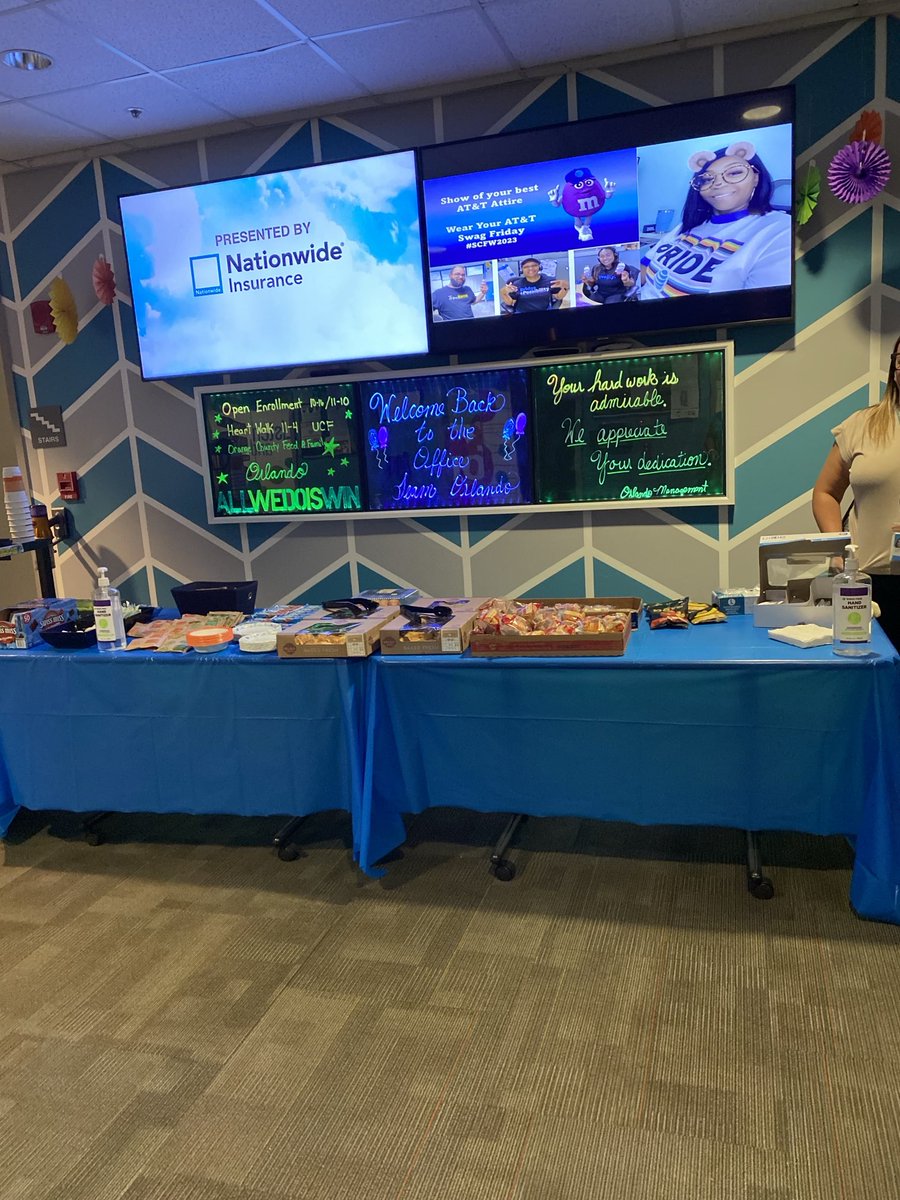 ⁦@ORLANDOSHINES⁩ Orlando management welcomes YOU back to the office! Thank you for joining us for breakfast. ☕️🥮🥐 ⁦@yohusy2⁩ ⁦@411MikeP⁩ ⁦@kareline_reyes⁩ @TeamKeyMSS