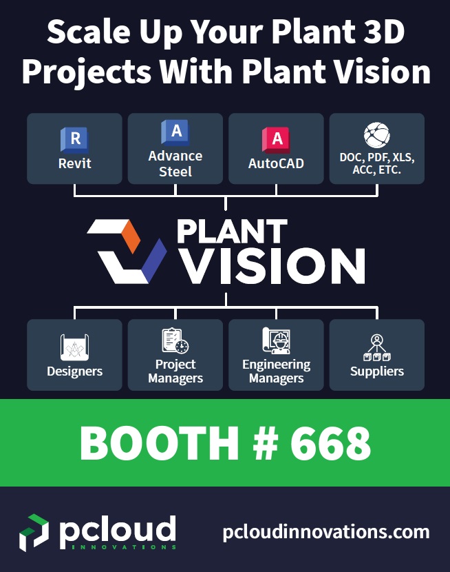 1 week to go!  
#AU2023, #Plant3D