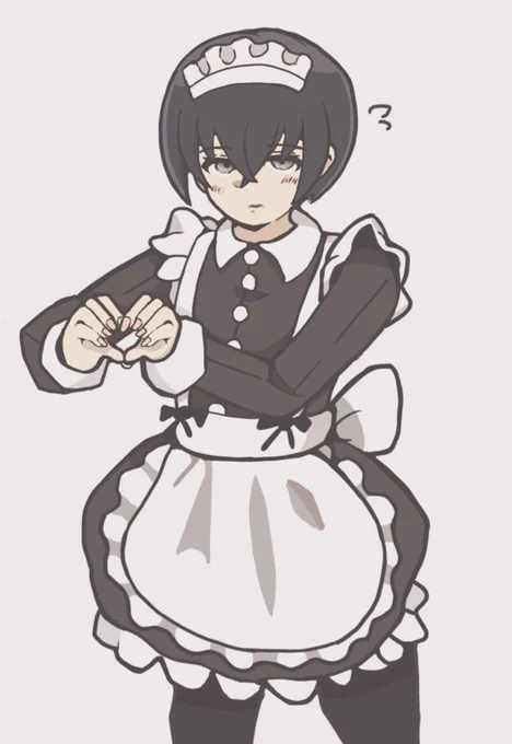 某サメ君と男装バーとか行きたいって話を最近よくするんですが逆にこういうのも見てみたいな〜とか思って描いたやつ。