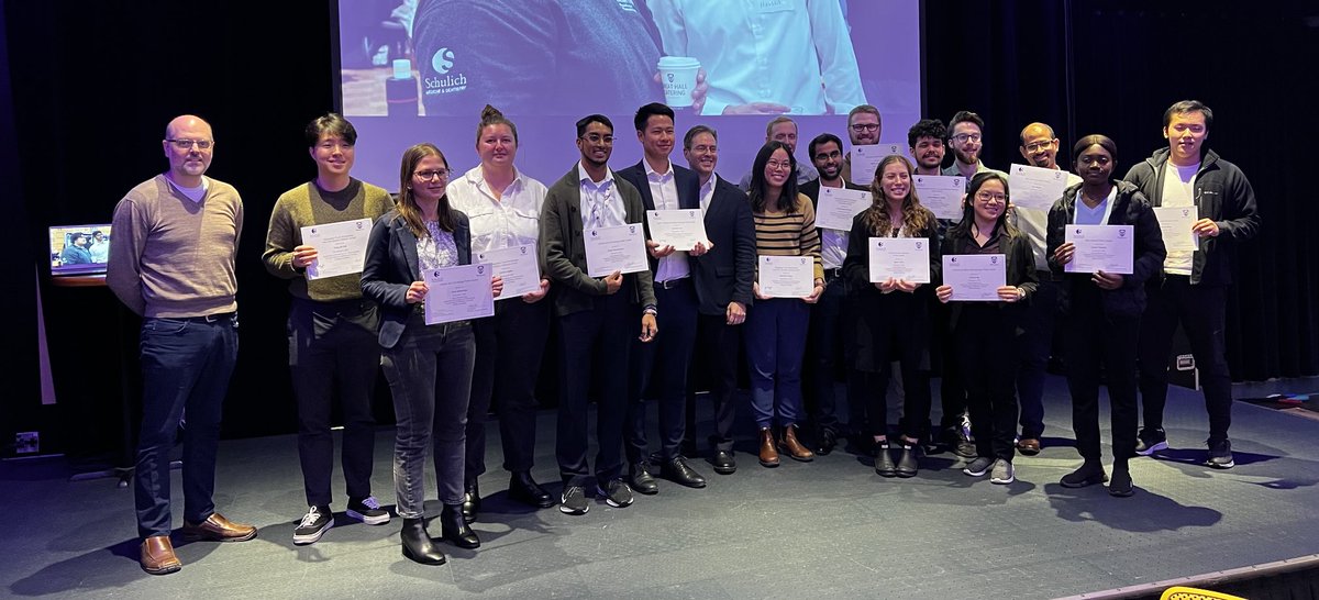 Finally we get to celebrate the winners of our annual graduate awards as well as our poster award winners from today. Congrats all!!!