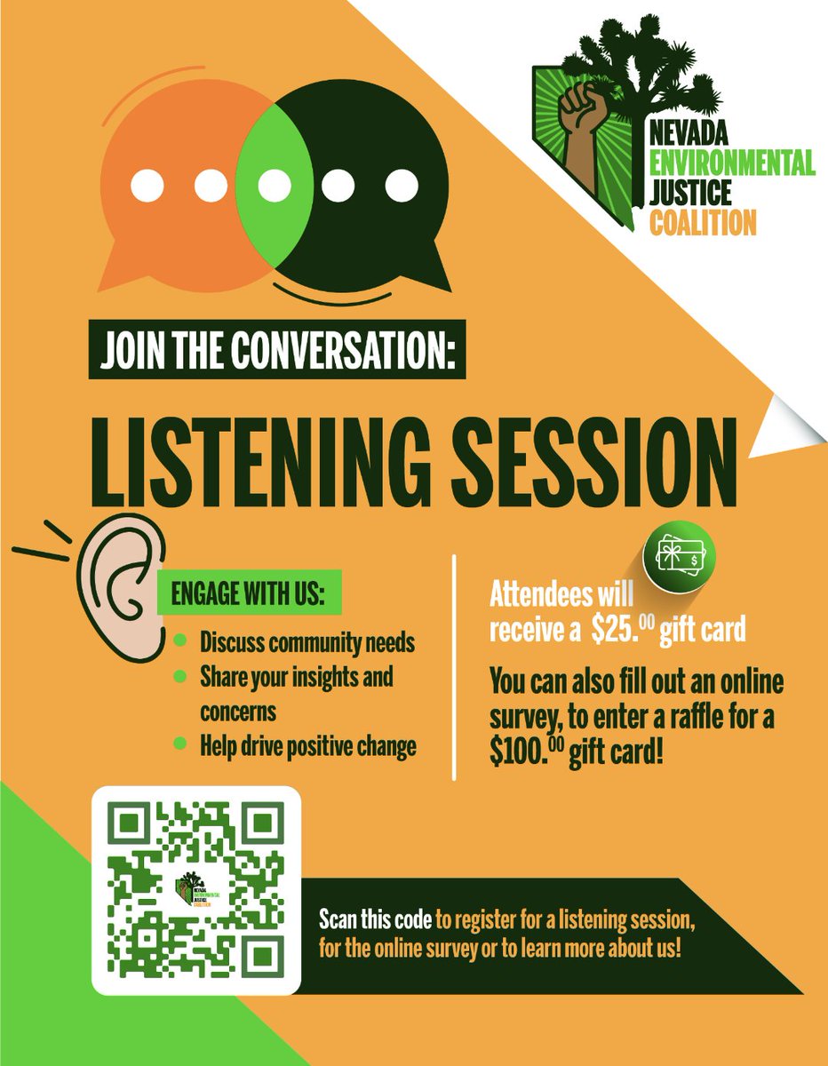 Native Voter Alliance Nevada (@nva_nevada) on Twitter photo Join us with the <a href="/NVEnviroJustice/">Nevada Environmental Justice Coalition</a> this WEDNESDAY for a community conversation on #EnviroJustice. 📢Your voice matters! Let’s create positive change! ⚠️ LIMITED SPOTS AVAILABLE ⚠️ linktr.ee/NVAN 👈🏼register Join us with the <a href="/NVEnviroJustice/">Nevada Environmental Justice Coalition</a> this WEDNESDAY for a community conversation on #EnviroJustice. 📢Your voice matters! Let’s create positive change! ⚠️ LIMITED SPOTS AVAILABLE ⚠️ linktr.ee/NVAN 👈🏼register
