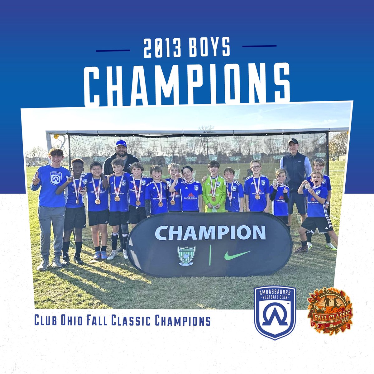 Congrats to our 2013 Boys for their strong results this past weekend! 🏆