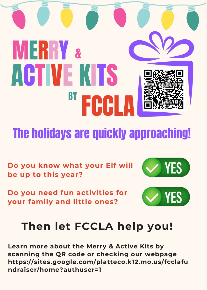 Do you know what your elf will be doing this year? If not check out these FCCLA elf activities.