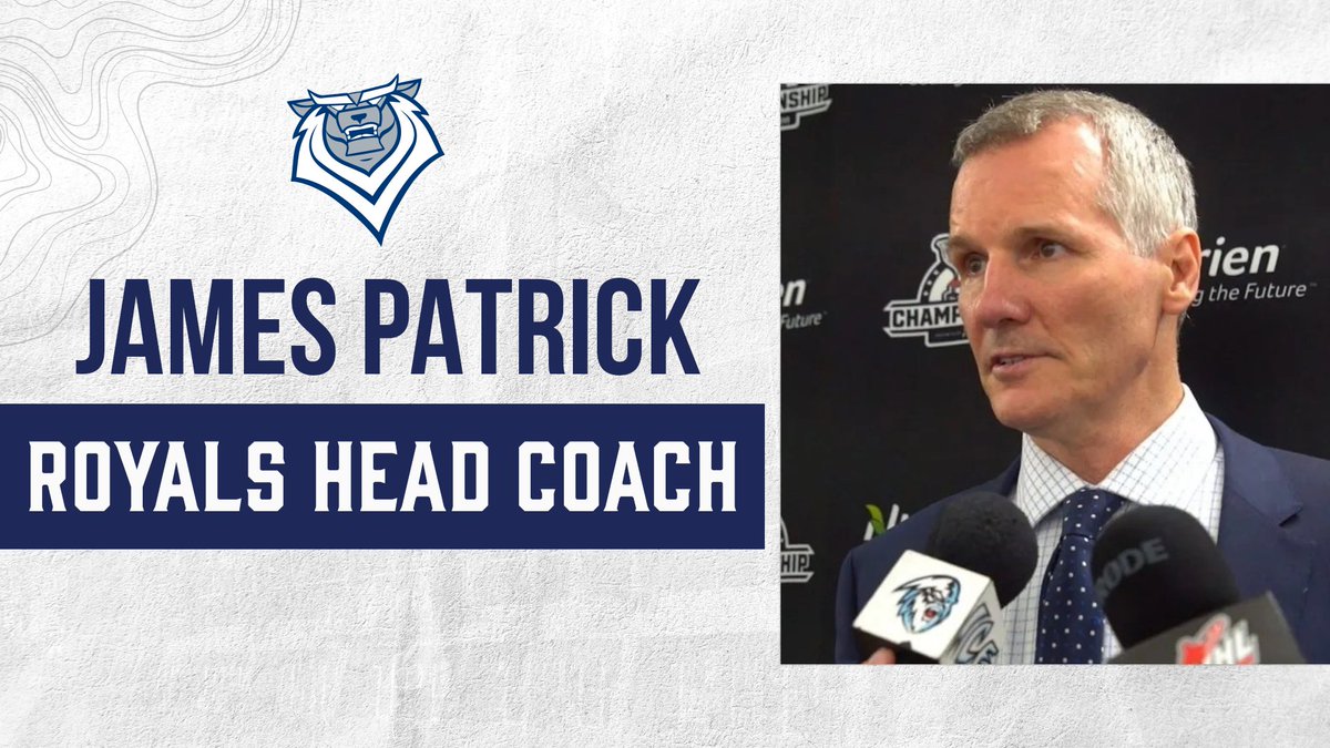 The Victoria Royals announced today that James Patrick has been named Head Coach.

READ MORE | bit.ly/JamesPatrickHe…