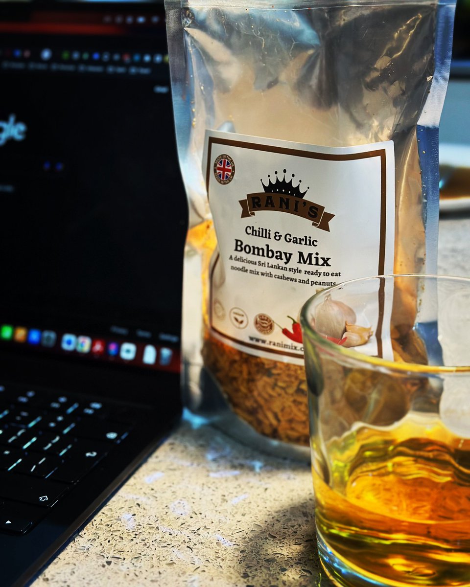 Crunching numbers and these snacks with equal delight! Work just got a delicious upgrade. #SnackHack #ProductivityBooster #ranimix #bombaymix