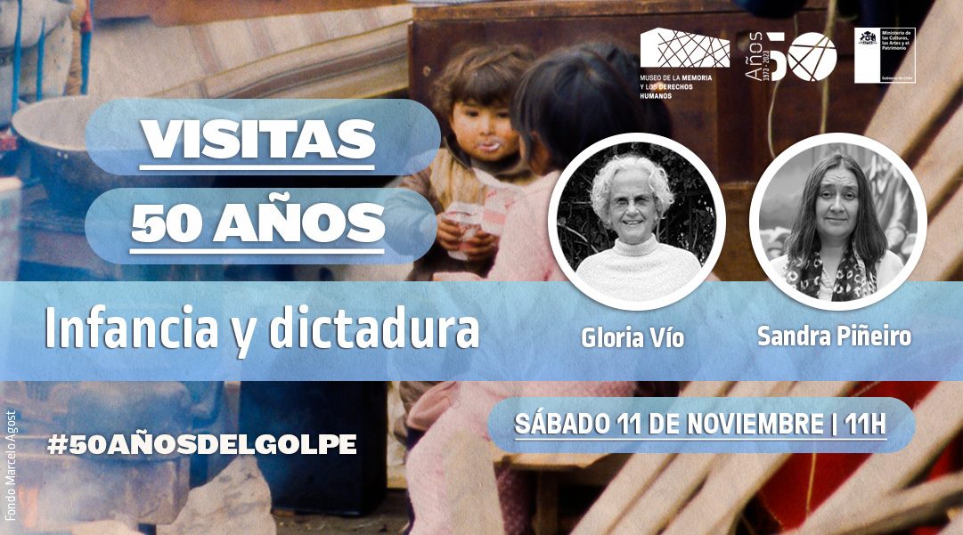 MuseoMemoriaCL's tweet image. 🌹 Visitas 50 años | Infancia y dictadura

En el contexto de los #50AñosdelGolpe, en todo este 2023 hemos realizado las “Visitas 50 años”, recorrido con invitades especiales, testimoniantes del mundo de la cultura, la memoria y los DDHH, con una temática especial por mes.

1/4