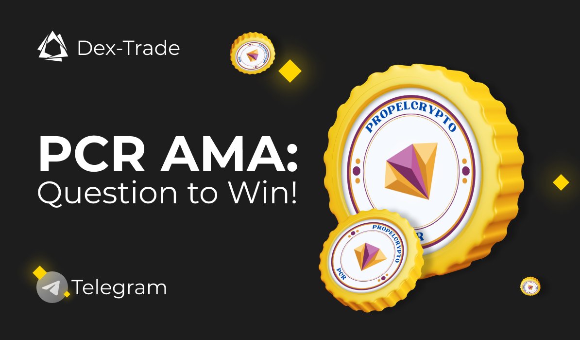 dextrade_'s tweet photo. 📣 Exciting News, #DexTraders! Ready for an insightful AMA with PropelCrypto (PCR)? 🌐

🗓️ Save the date: Nov 8, 2023!
⏰ Time: Stay tuned for our upcoming announcements!

Join the conversation in our Telegram https://t.co/PI45YGrlaa and leave your questions [https://t.co/5CnfG7HcHL]. 🤔

A 3 USDT airdrop awaits for 10 stellar questions! Be inquisitive, be rewarded! 🏆

#DexTradeAMA #PropelCrypto #CryptoAirdrop #AskToEarn