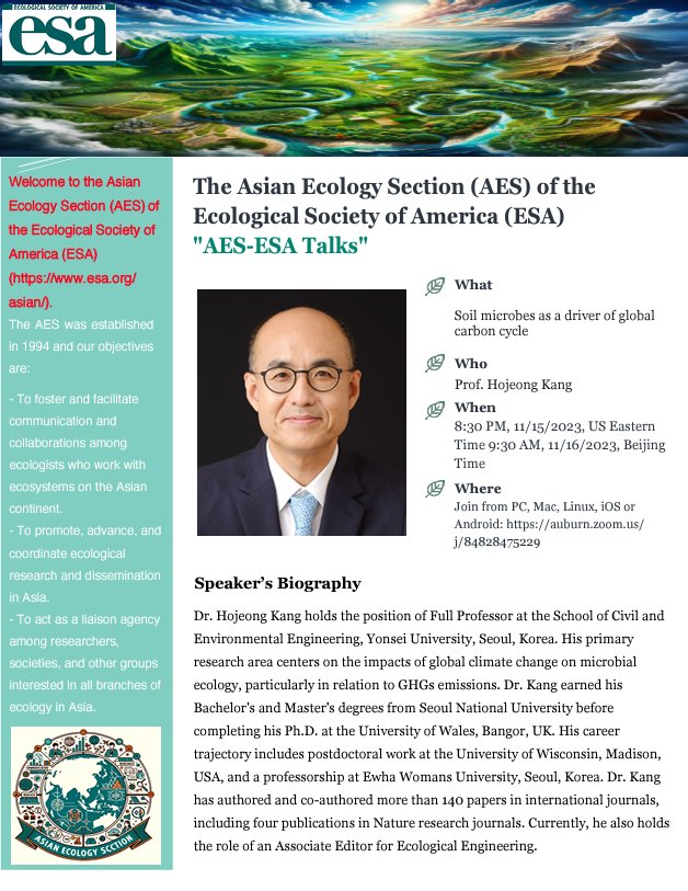 Join us for the great talk by Prof. Hojeong Kang!
🔗: auburn.zoom.us/j/84828475229