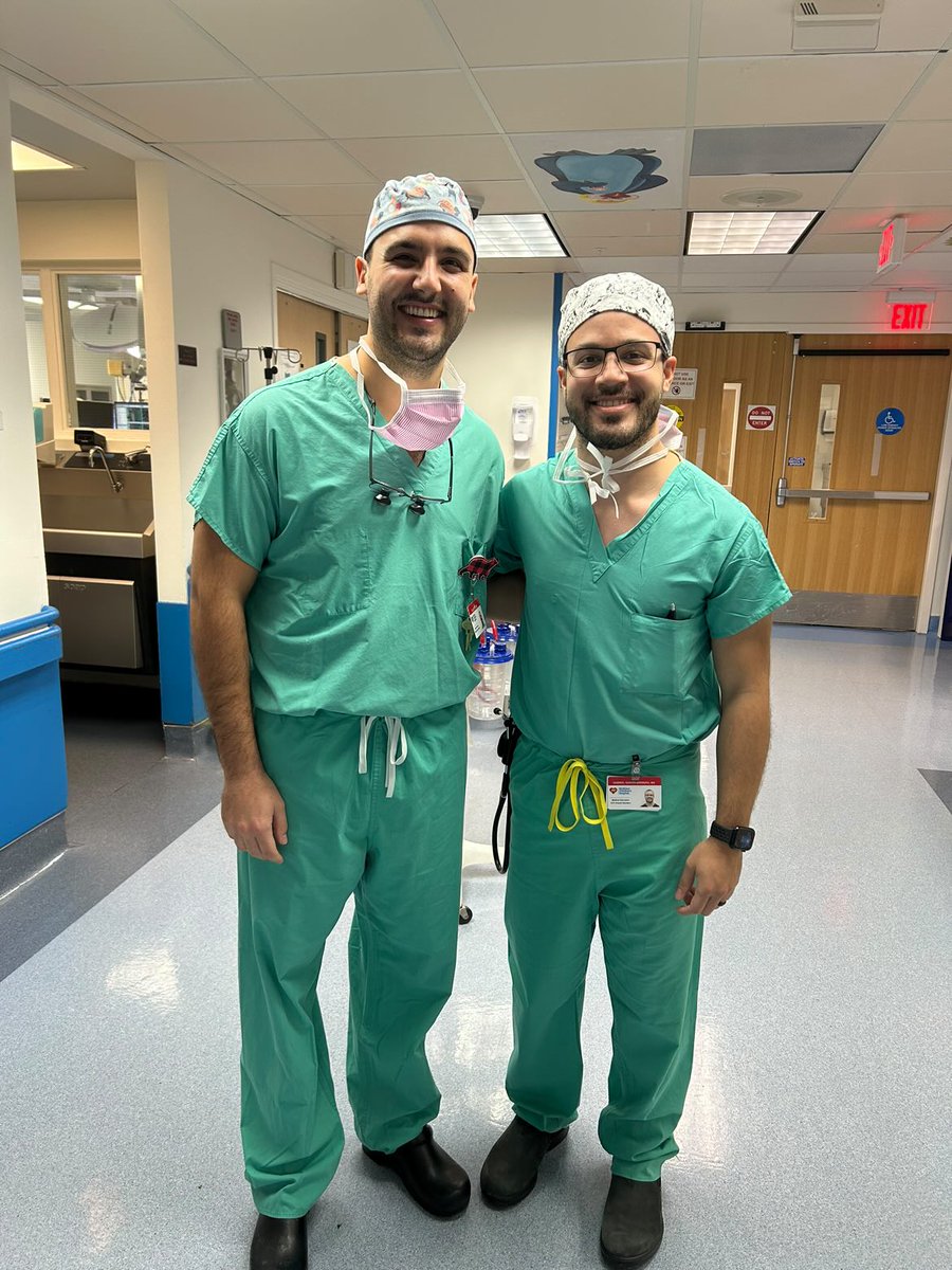#Pantherdocs wear cartoon scrub caps! 😃
CO'21 Alums and friends Dr. Elias Atri (urology, <a href="/MountSinaiMiami/">Mount Sinai Medical Center</a> and Dr. Gabriel Garcia (anesthesiology, <a href="/CleveClinicFL/">Cleveland Clinic Florida</a>) sporting fun headgear while working together while on pediatrics rotation at <a href="/Nicklaus4Kids/">Nicklaus Children's</a>.
#meded #alumni