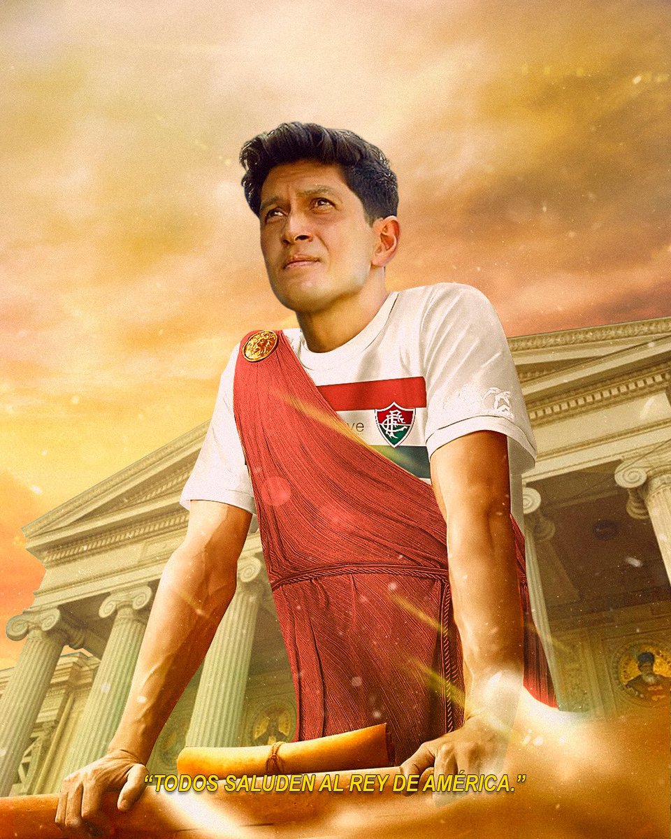 WestGfx_'s tweet photo. “Todos saúdem ao Rei da América”

#Libertadores #Fluminense https://t.co/p8knZruzZ5