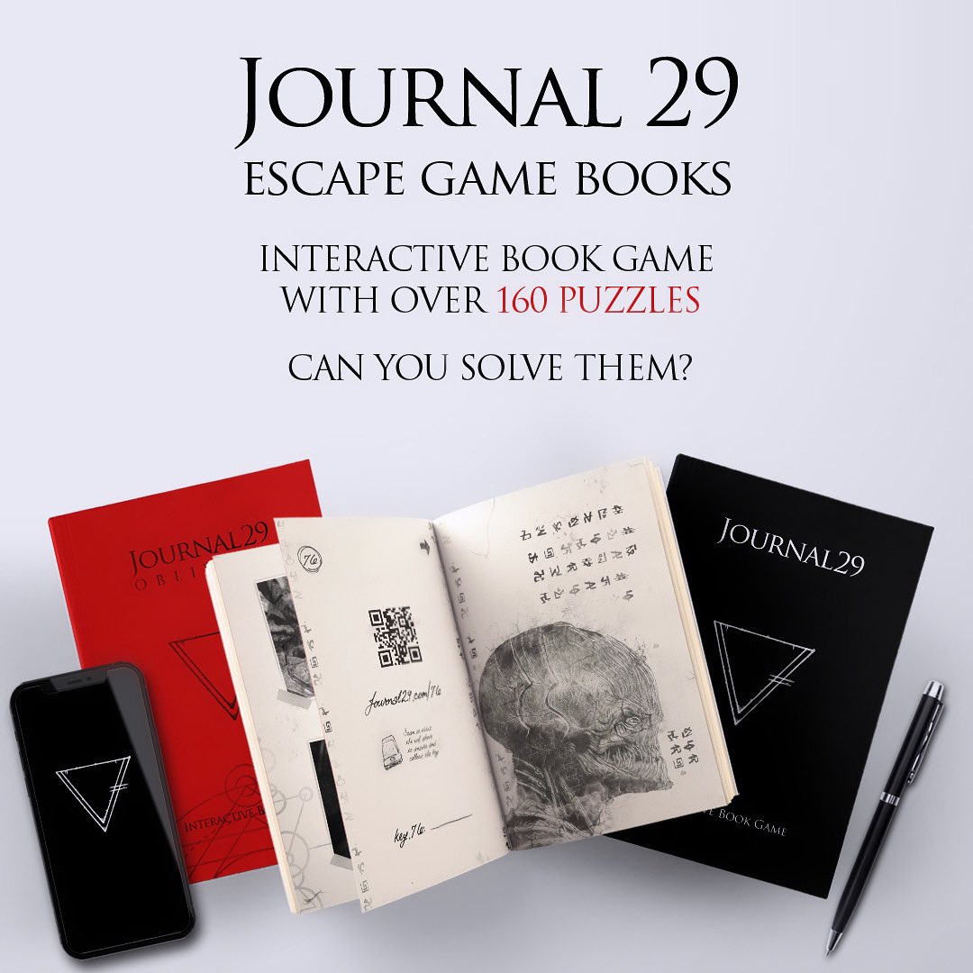 journal29club's tweet photo. Journal 29: Interactive #puzzle #book 
📓📕📙 https://t.co/9kpHx6uSxV https://t.co/VLqSSPJXYq
