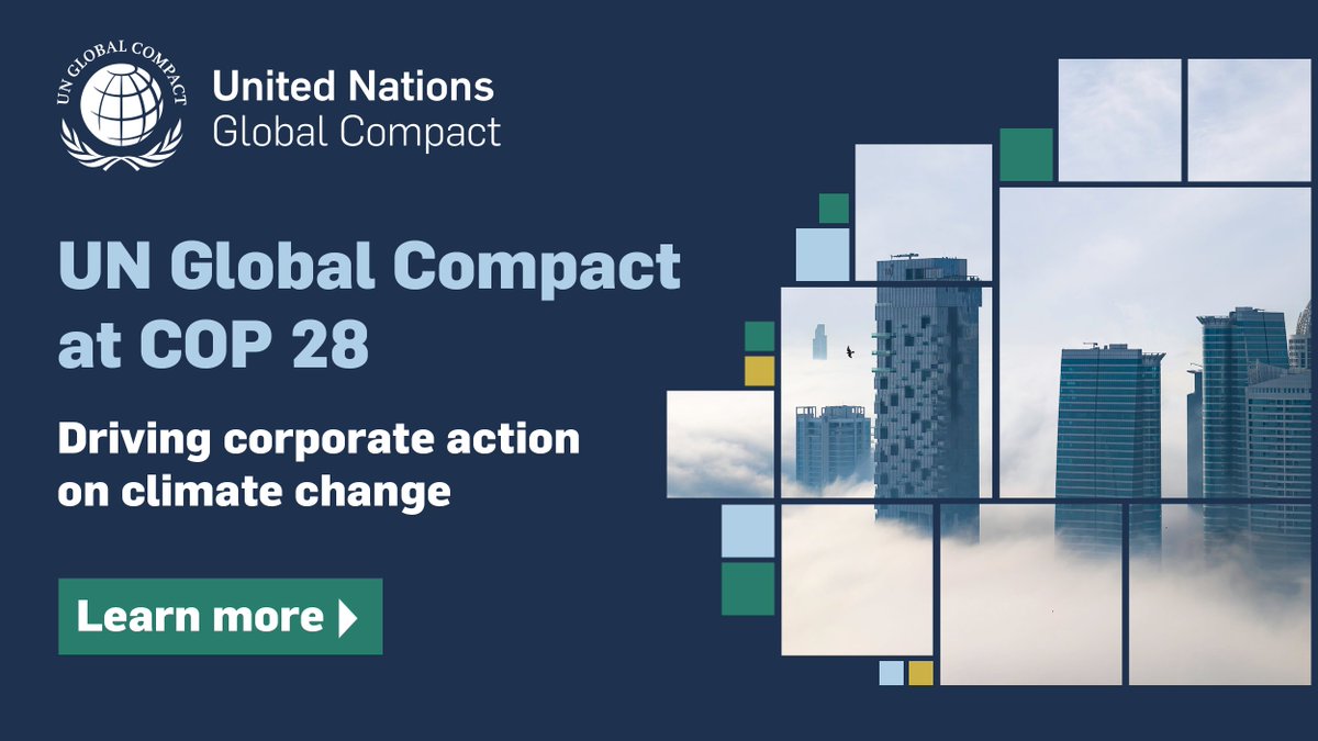 The race is on to limit global temperature rise to 1.5°C, but we're falling behind. 📉 It's time for ambitious action – from Governments, businesses and individuals. Join us at #COP28! Be part of the global movement for a sustainable future! 💼🔄🌏 🔗 events.unglobalcompact.org/COP28