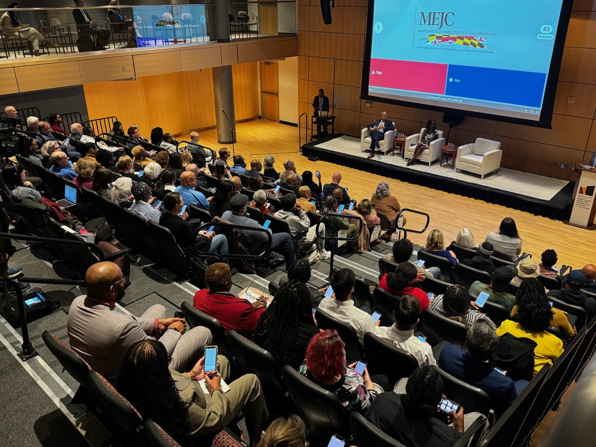 OAGMaryland's tweet photo. #HappeningNow The Maryland Equitable Justice Collaborative public forum is underway with @MarylandOPD at the @LewisMuseum! #MEJC https://t.co/KJEMvAweJr