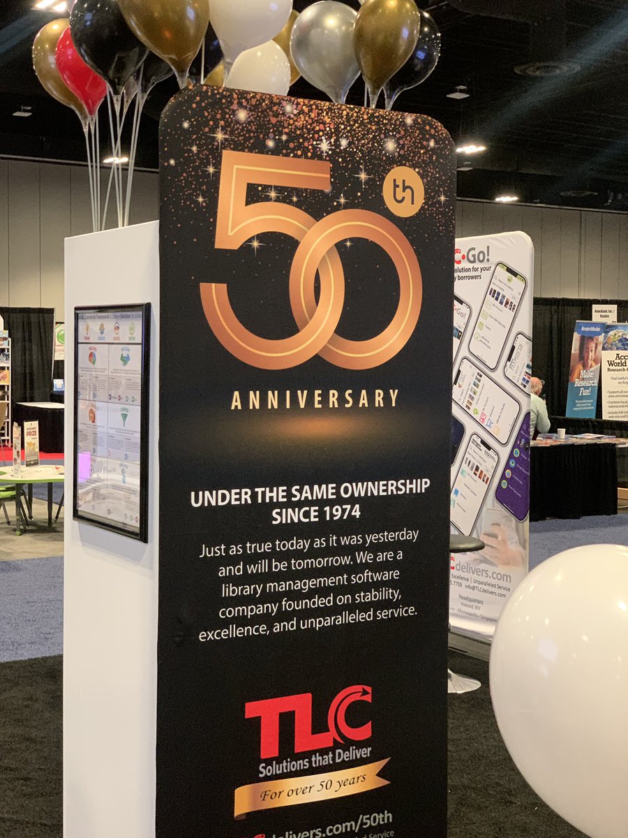 Ever get slapped across the face by your own age? I did. At #AASL23 in Tampa. Walked over to see who was celebrating their 50th and then realized... it's me, hi, I'm the old one, it's me. The ground shooketh when I saw my birth year emblazoned on this milestone. 👵🏻☠️😵