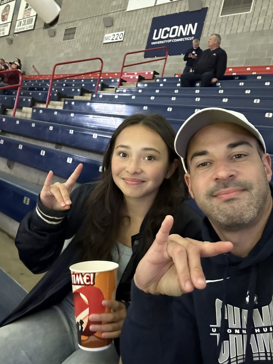 TweetFromJScott's tweet image. Day 1 @UConnMBB #Hu5kies #pullthesled #bleedblue