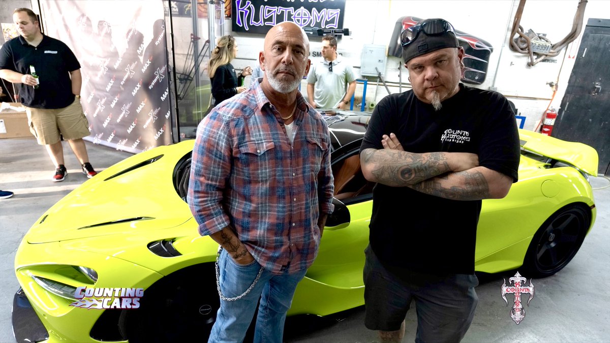 CountsKustoms's tweet image. System X Ceramic Protection stopped by our shop last week for a pre-SEMA event! They met with some of the Count’s Kustoms crew and even brought in a wicked McLaren protected by System X!  #lasvegas #countskustoms #systemx #CeramicCoating #sema Merch: countskustoms.shop