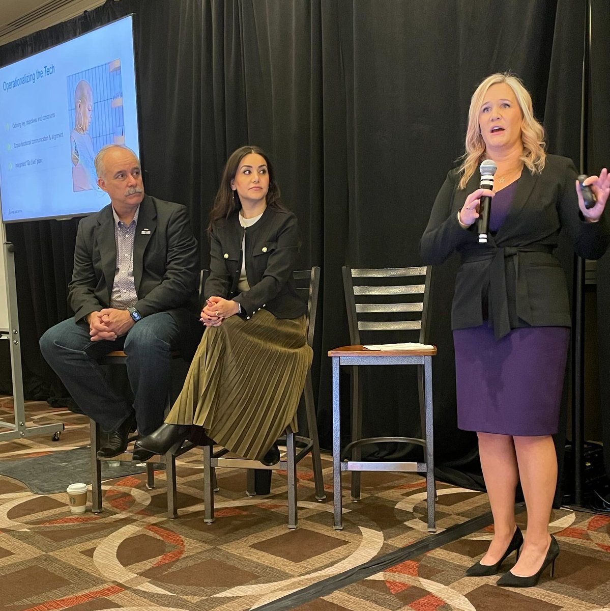 Medidata's tweet photo. How can the industry operationalize decentralized clinical trials (DCTs)? Get a glimpse of our pre-#MedidataNEXT DCT workshop with Medidata’s Aryana Hosseinkhani, @hrhrobertson, &amp; @AusTXTucker—happening live. Stay tuned for more updates from the conference! https://t.co/jpuOO5BivC