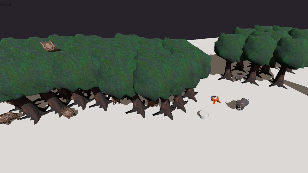 Very early screenshots of Meowing Point. I kinda miss the trees stacked like this haha #meowingpoint #indiegame #gamedev #screenshotsaturday

Working on a retrospective devlog