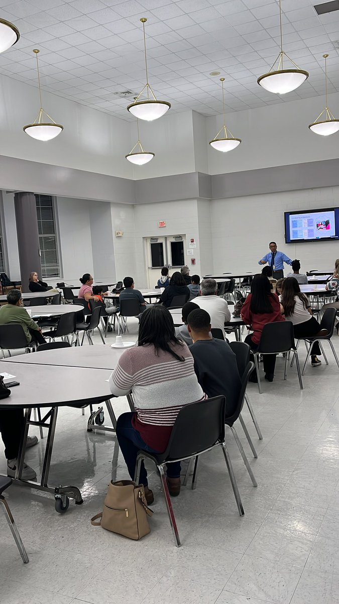 Having the opportunity to listen to Mr. Ortega speak with STEM parents tonight at STEM regarding academics and student activities.  @VanceCoSchools @StemEarly