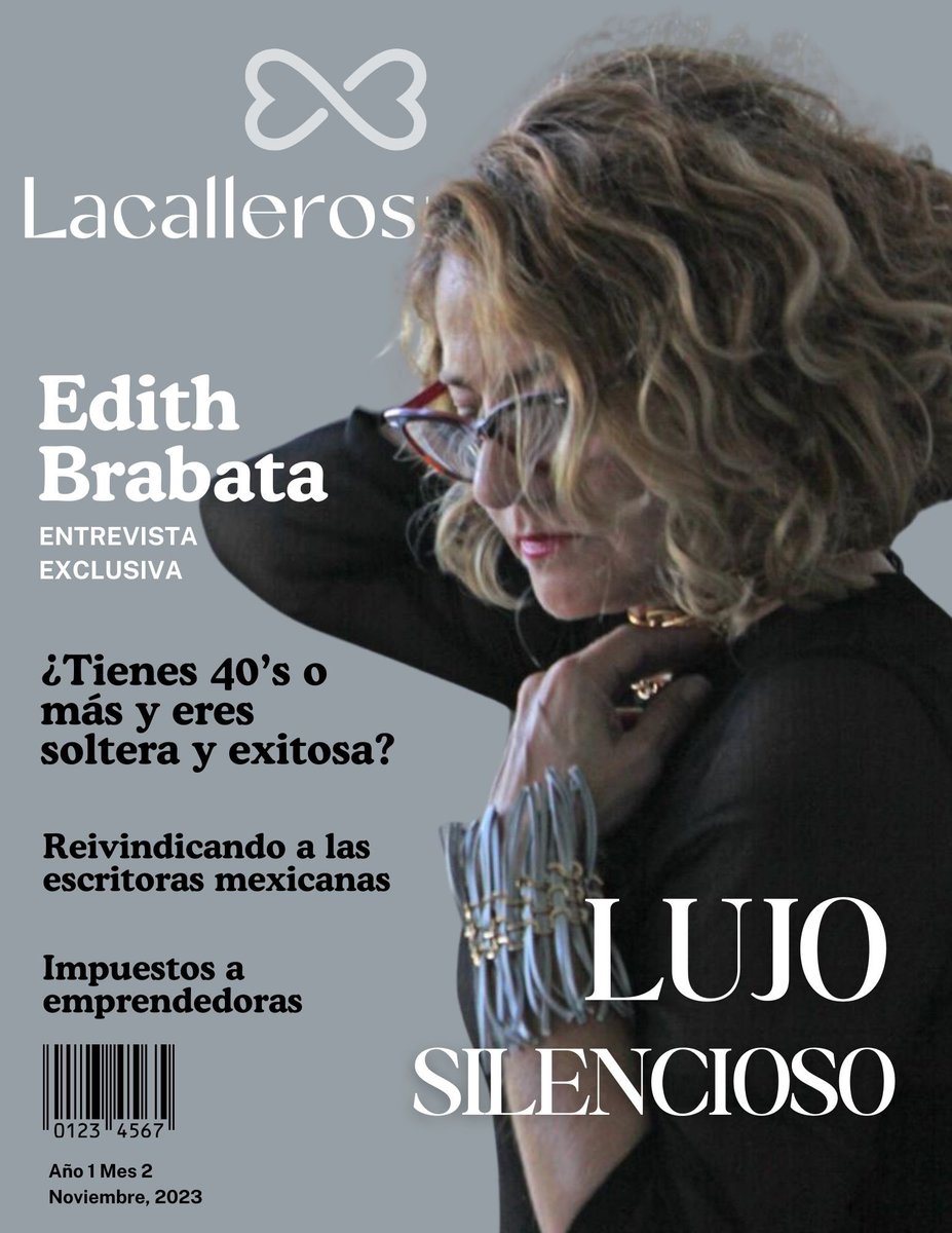 ¡Emoción total! 🤩 

Presentamos el segundo número de La Calle Rosa con la destacada diseñadora de joyería Edith Brabata y el tema del ‘Lujo Silencioso’. 

Descubre más en lacallerosa.com

#LaCalleRosa #Noviembre #RevistaDigital #LujoSilencioso #Mujeres