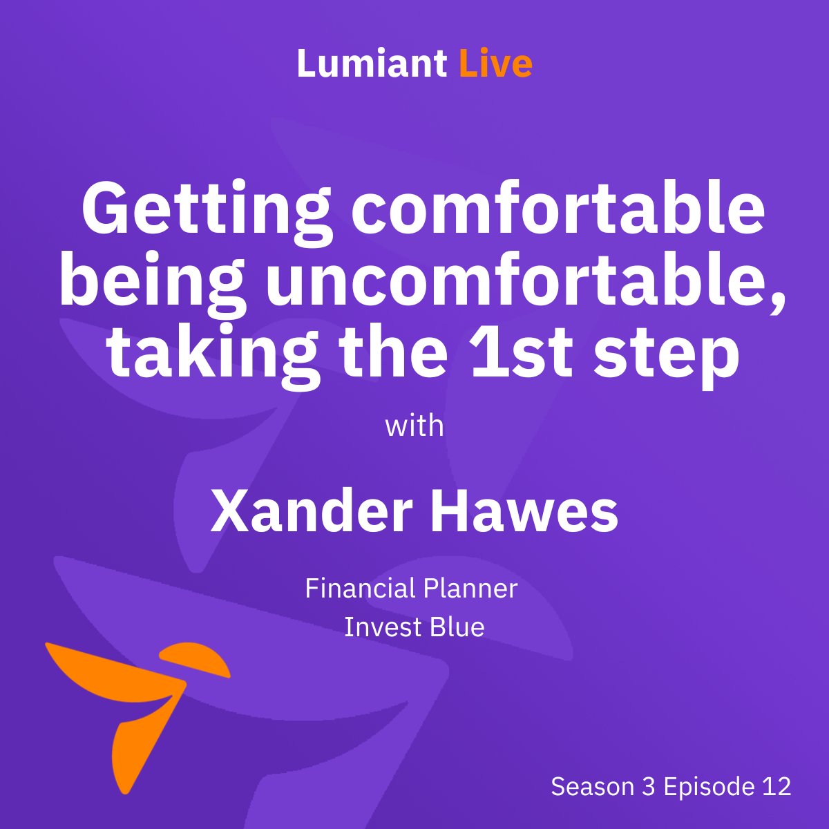 Lumiant (@lumiant_io) on Twitter photo New Episode of Lumiant Live out now with Xander Hawes of <a href="/investblue/">Invest Blue</a>
Xander shares 2 client stories of his first steps into the often uncomfortable values led conversation and shares his initial thoughts & feelings of taking the leap!
🔊 Listen - lnkd.in/d7sEKyi6 New Episode of Lumiant Live out now with Xander Hawes of <a href="/investblue/">Invest Blue</a>
Xander shares 2 client stories of his first steps into the often uncomfortable values led conversation and shares his initial thoughts & feelings of taking the leap!
🔊 Listen - lnkd.in/d7sEKyi6
