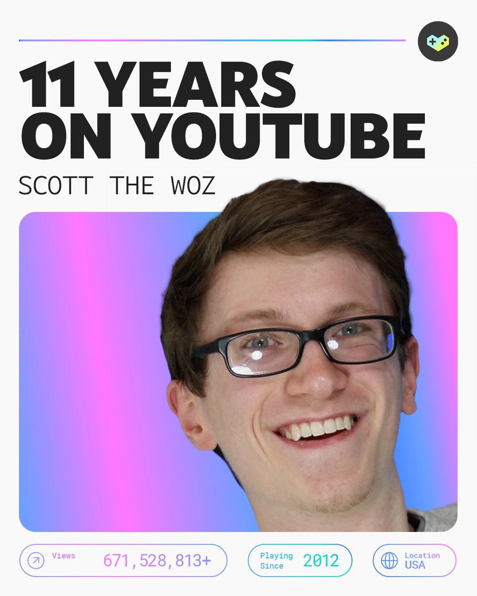 Hey all, it's @ScottTheWoz's 11th channel anniversary 💙 ➡️ youtube.com/@ScottTheWoz