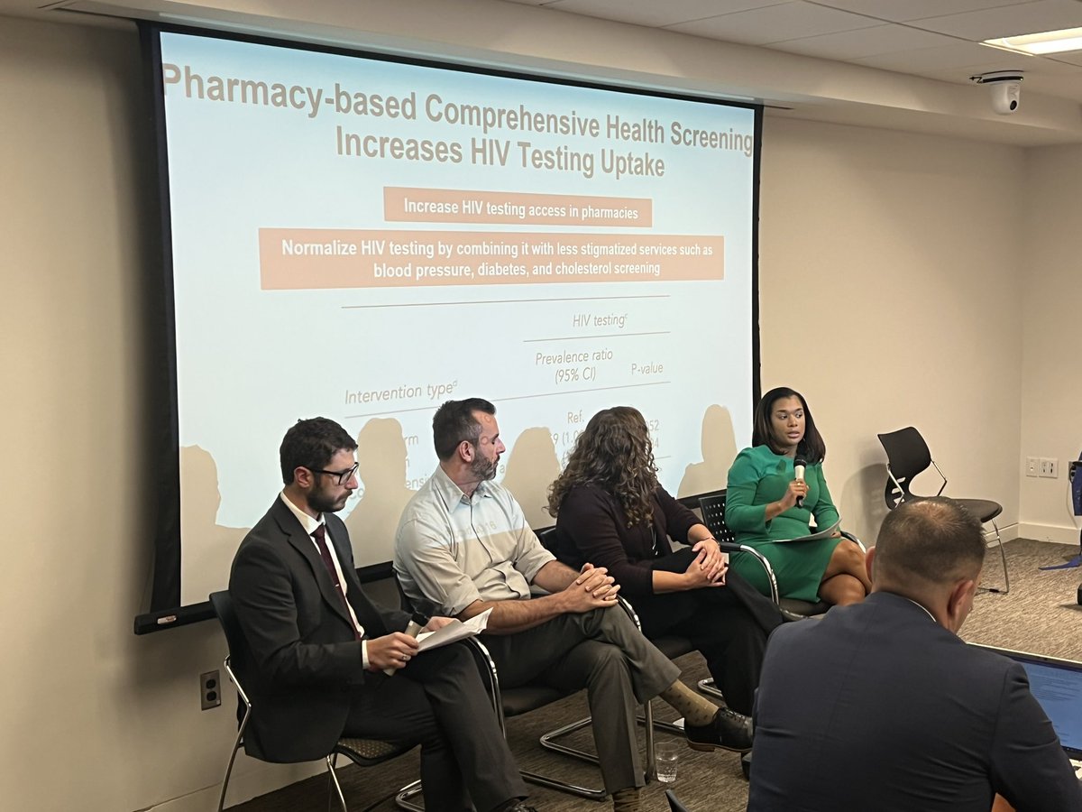 Today, I was thrilled to be a part of over 45, public health, and advocacy leaders this week to strategize how to equitably expand access to HIV prevention services by leveraging the 70,000 community pharmacies across the U.S. to help end the HIV epidemic.     
#HIV #Pharmacists