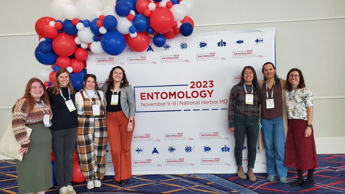 Congrats to all of the lab members who gave talks today 🎉#EntSoc23