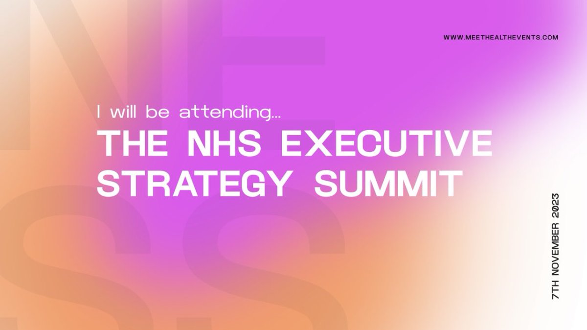 AsmaNafees82's tweet image. Excited to join the National Executive Strategy Summit tomorrow, powered by @Proud2bOps and @meet_health_ltd! #NESS23 #StrategySummit 🚀
