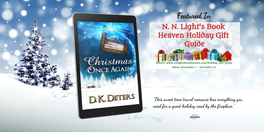 CHRISTMAS ONCE AGAIN
A missing painting,
a Christmas blizzard,
and a magical romance...
nnlightsbookheaven.com/post/holiday-f…
#wrpbks #holidayromance #shortstory #quickread #holidaygiftguide #timetravel 
#amazon #Nook #GooglePlay #applebooks