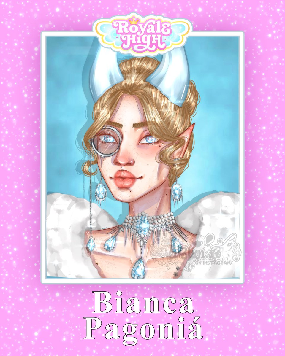 Drew my Ice Fairy Oc Bianca (a few months ago) ready for picture day 💕  used the template/background from <a href="/Vioncii/">Vioncii</a> ❤️🧝🏻‍♀️
-
<a href="/RoyaleHighValks/">Royale High ✨</a> #royalehigh #royalehighart #royalehighartcontest #roblox #robloxart #royalehighcampus3 #RHPictureday