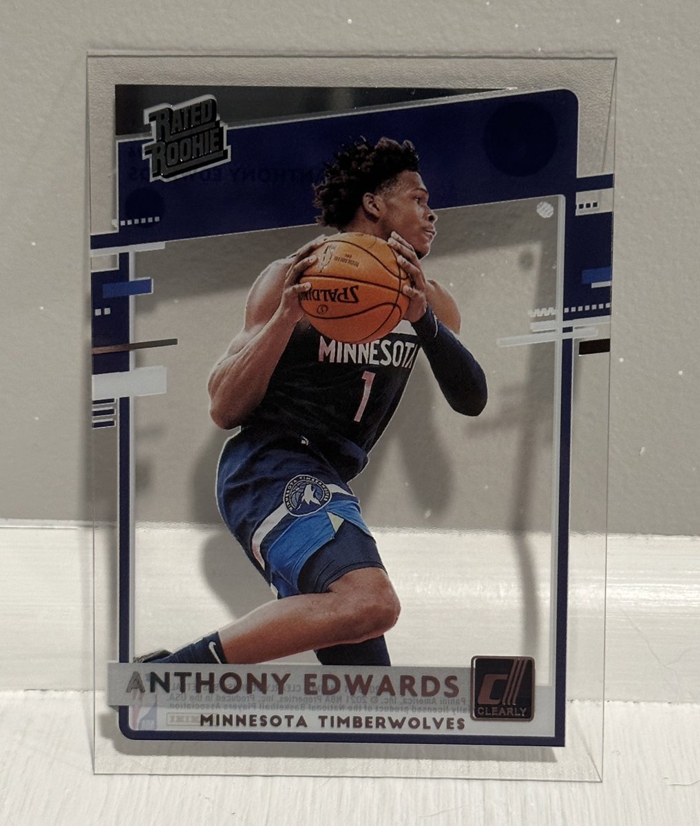 If #RaisedByWolves are going to make noise this year, it will be Anthony Edwards leading the charge.

RT for a chance to win his Donruss Clearly Rated Rookie. Must be following to be eligible.