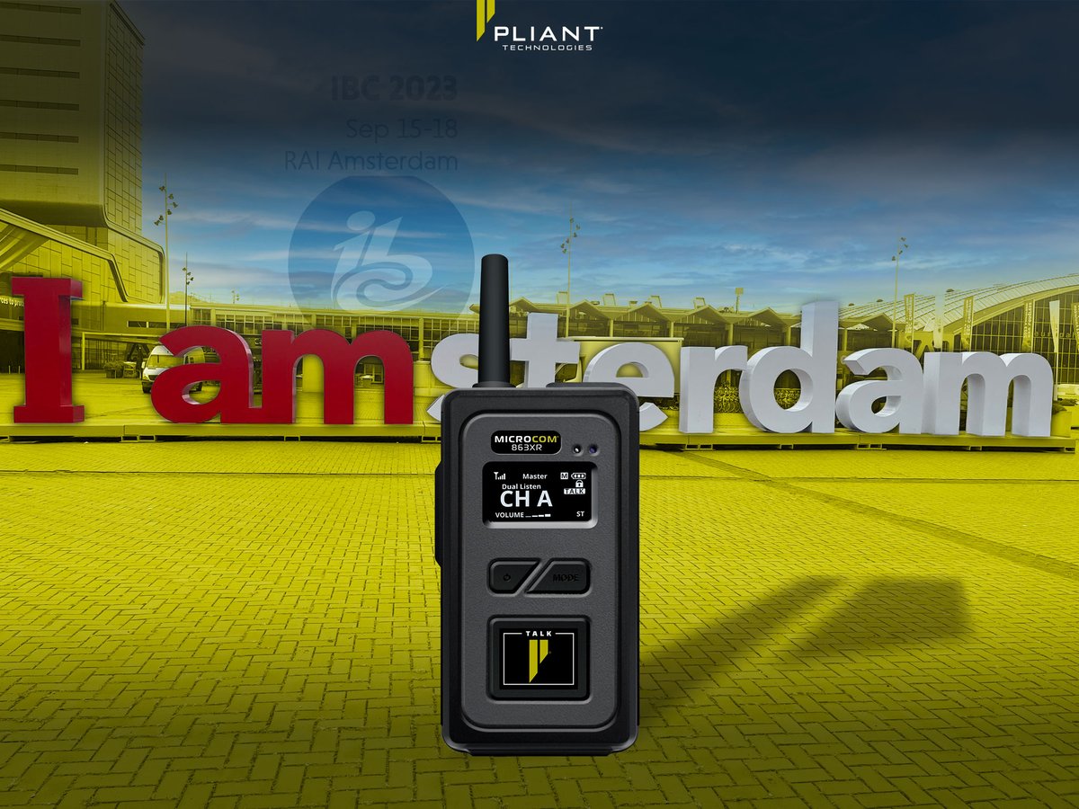 4Pliant's tweet image. @VisonoMedia showed what was new at the Pliant booth at #IBC2023
Click to watch!  youtube.com/watch?v=v-m1vF…

#MicroCom #WirelessIntercom