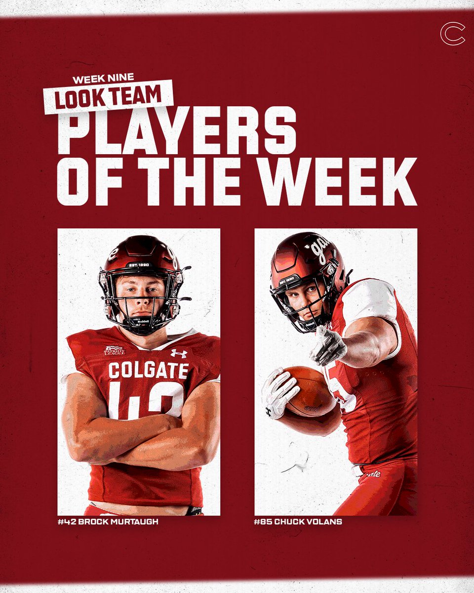 Battling every day, every practice, every rep. 

Here's our Week 9️⃣ Look Team Players of the Week:
   ▪️ Brock Murtaugh
   ▪️ Chuck Volans

#GoGate | #ThreeForTheGate
