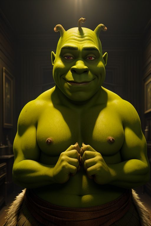I wondered what the AI prompt "Shrek in American Horror Story" would come back with, and now I regret asking.