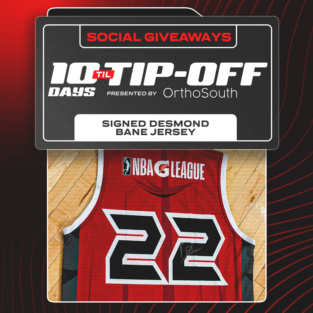 🔥🏀GIVEAWAY🏀🔥

enter to win a signed <a href="/DBane0625/">Desmond Bane</a> jersey!! 

♦️follow us
♦️RT this post

winners will be chosen tomorrow morning. good luck✌️

#10daystiltipoff presented by OrthoSouth