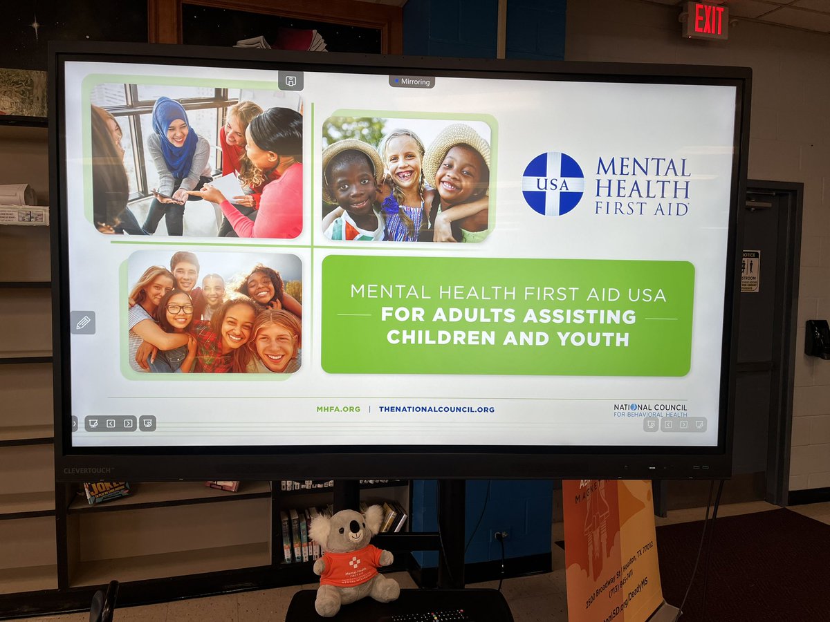 HISD_ACC's tweet photo. Today the Counseling Dept had the pleasure of training some of our district Nurses for Mental Health First Aid #workingTogether #forOurStudents Thank you Principal @OpalHFord for hosting us 🤗 #betterTogether #MentalHealthMatters https://t.co/2Lw3T1E8m7
