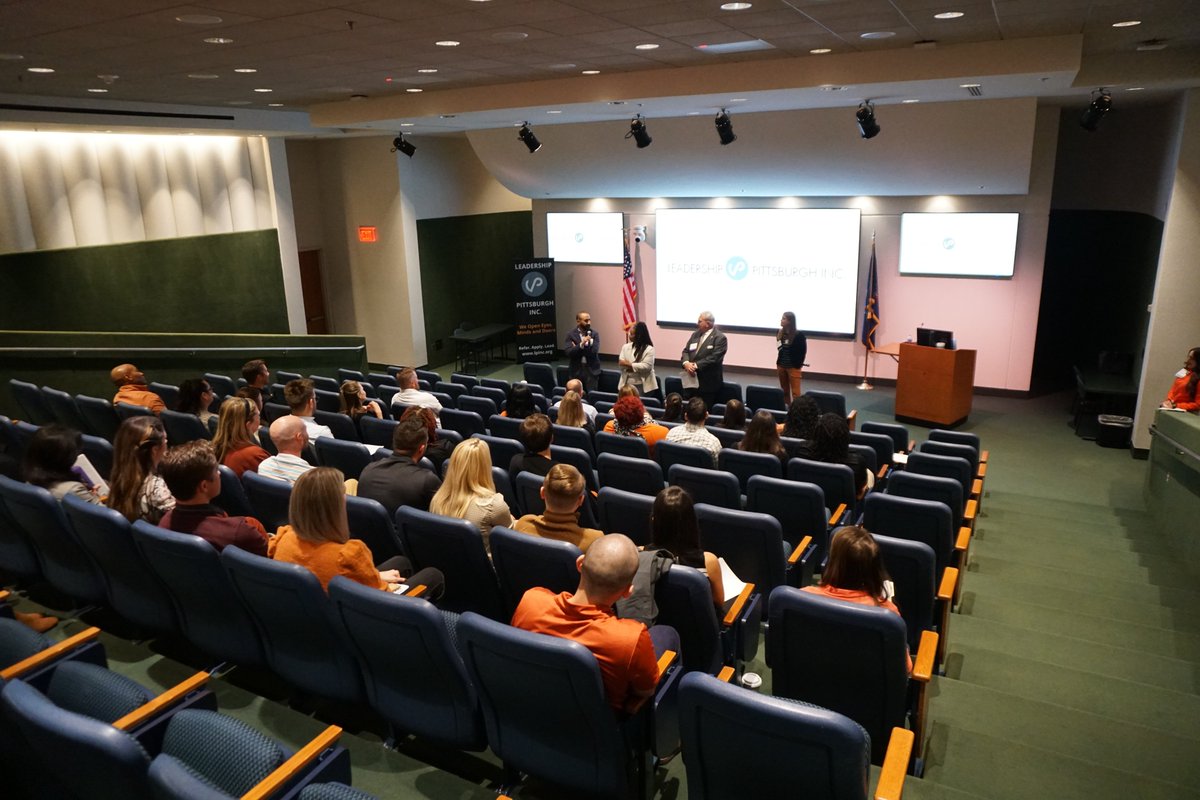 LeadershipPgh's tweet photo. In their most recent session, LDI XXXI explored the power of persuasiveness and storytelling with a skills-based day of learning and collaboration. Thank you to @FedEx for generously hosting LDI XXXI at their corporate campus. #EmergingLeaders #LPInc #LeadershipPittsburgh https://t.co/RkL1KjOm8g