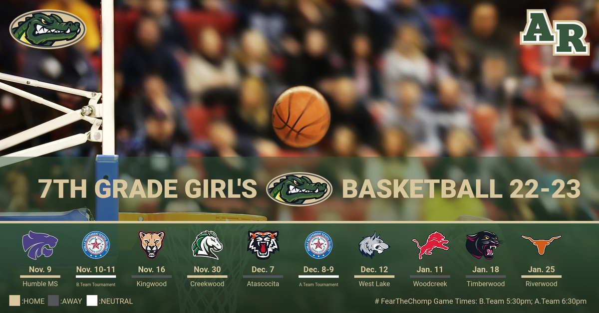 ARLadyGators's tweet photo. Are you ready?!?!? Come check out the Lady Gators this week as we take on HMS in our season opener! #RiseAndGrind #FearTheChomp #FeedTheCreek
@humbleisd_arms @humbleisd_ath @sc_ladyhoops https://t.co/jBYa7AIyhS