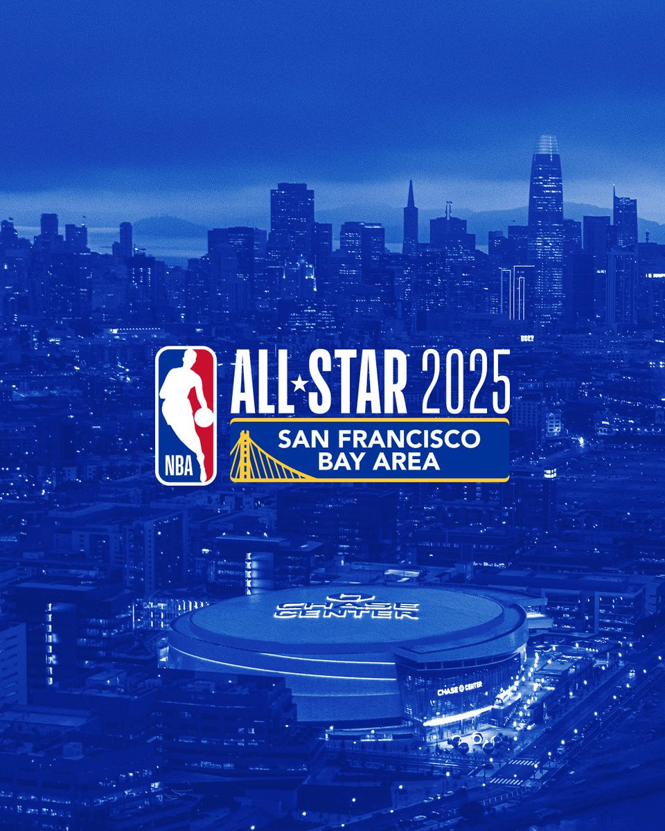 warriors's tweet image. BAY AREAAAAA 

It's official - the Golden State Warriors and the San Francisco Bay Area will host NBA All-Star 2025!