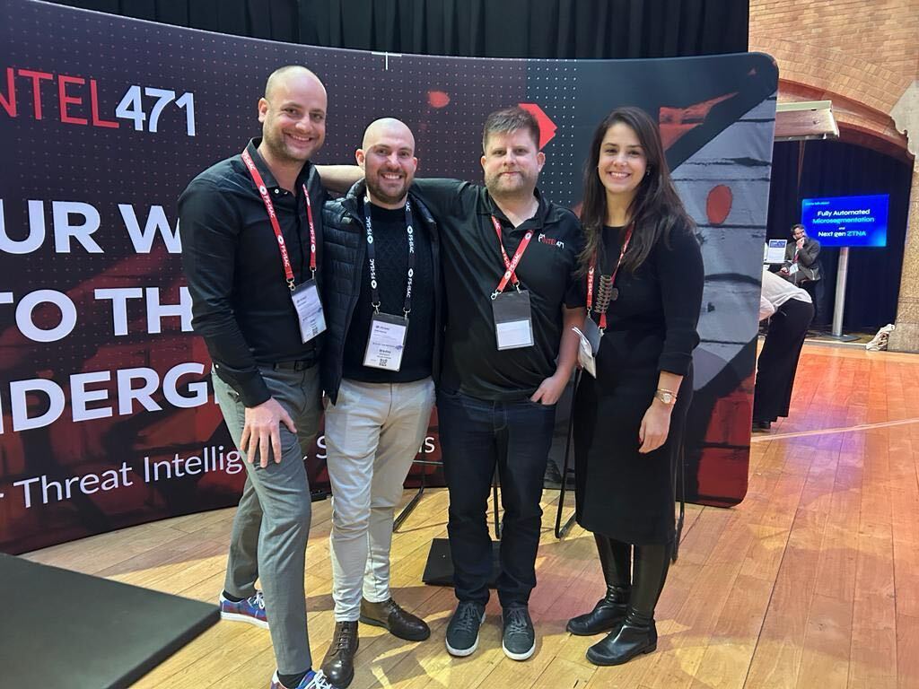 Intel471Inc's tweet photo. We're out here at the FS-ISAC EMEA Summit in Amsterdam! Let's catch up at stand #18 and join us Tuesday night at Bar Baksteen for our CTI Networking Event with @Silobreaker. We hope to see you! 

RSVP here: https://t.co/mPxevljIgS
#Intel471 #finserv #cybersecurity #cti #fsisac https://t.co/SxvF7qZ1fU