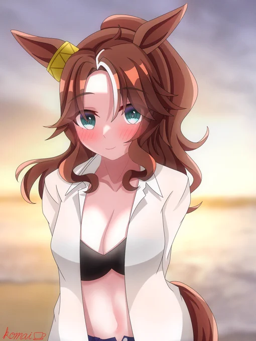 #いいおなかの日 #メジロパーマー #ナイスネイチャ  パーマーとネイチャのおなか!(さいけ