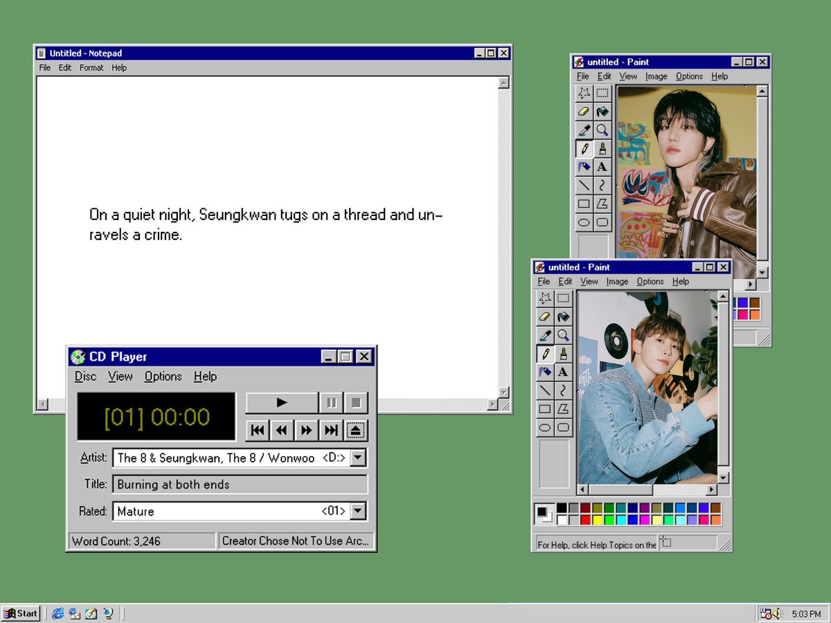 minghaofest's tweet photo. Burning at both ends
☀️ minghao &amp; seungkwan, minghao/wonwoo
☀️ mature
☀️ 3544 words; complete
☀️ https://t.co/7frMNgn9kz https://t.co/S0L19KsiM1