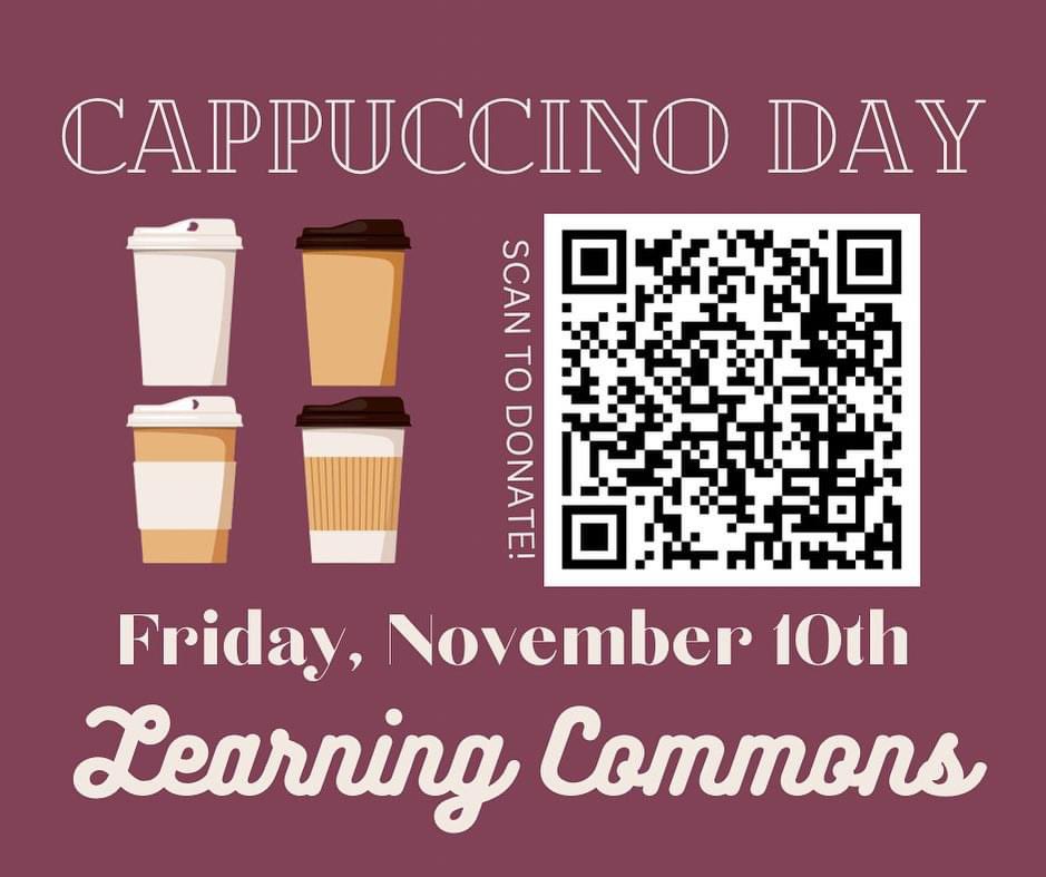 T minus 3 DAYS!!

Help us make Friday DELICIOUS 🍪🍩🧁🤩
Signup here to donate baked goods or volunteer: signupgenius.com/go/10C0849AFA9…

No time to shop or bake, no problem!! Let PTSA do the leg work!! Donations can be made via this link smnorthptsa.memberhub.com/store/items/95…

#cappuccinodays